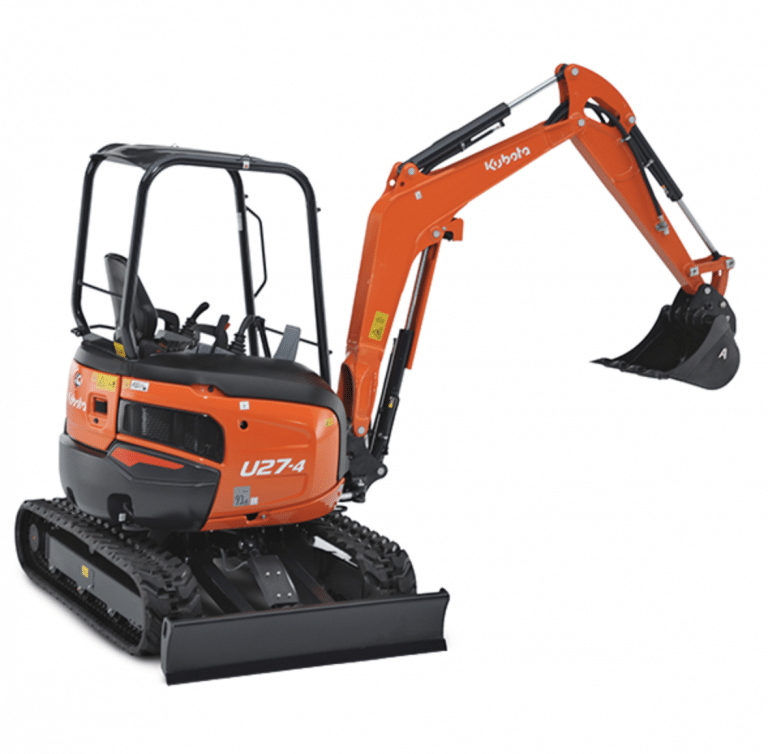 Kubota U27-4 - Altodis - Location mini pelle haut rhin