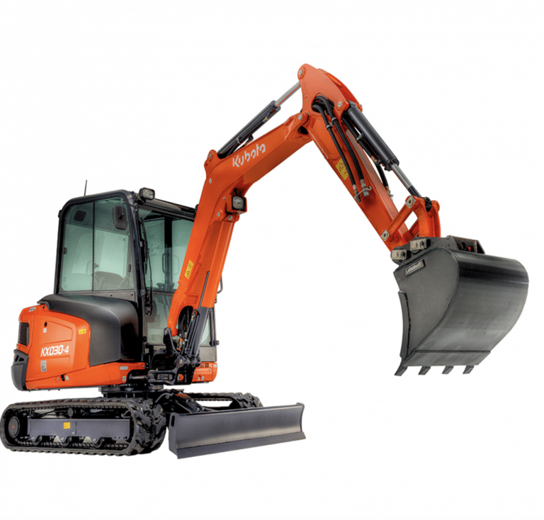 Kubota KX030-4 - Altodis - Location mini pelle haut rhin