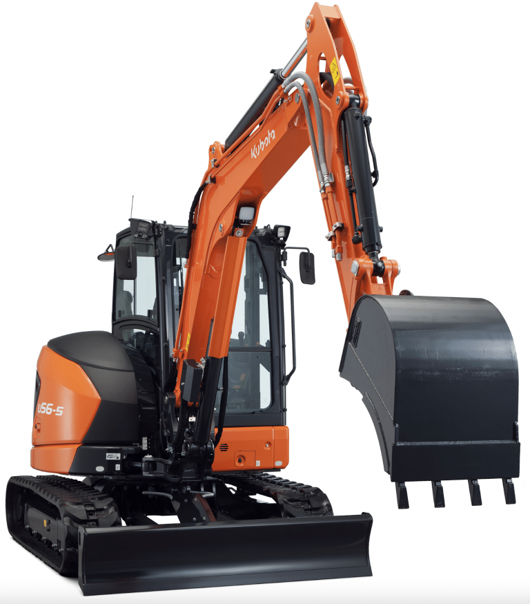 Kubota U56-5 - Location mini pelle haut rhin - Altodis