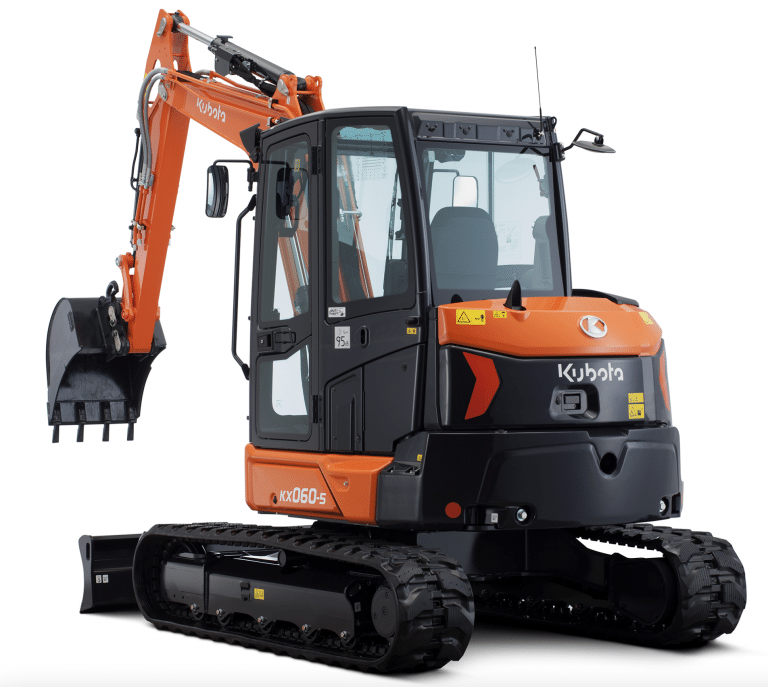 Kubota KX060-5 - Altodis - Location mini pelle haut rhin