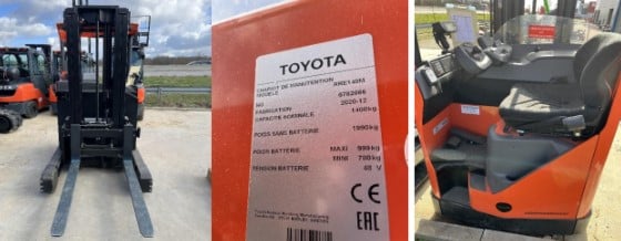 CHARIOT RETRACTABLE TOYOTA RRE140M - 1T4 - F7432