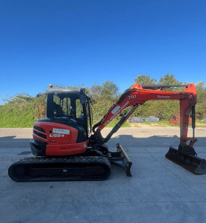 MINI-PELLE KUBOTA U55-4 KGLS2 – 5T5 – F7117