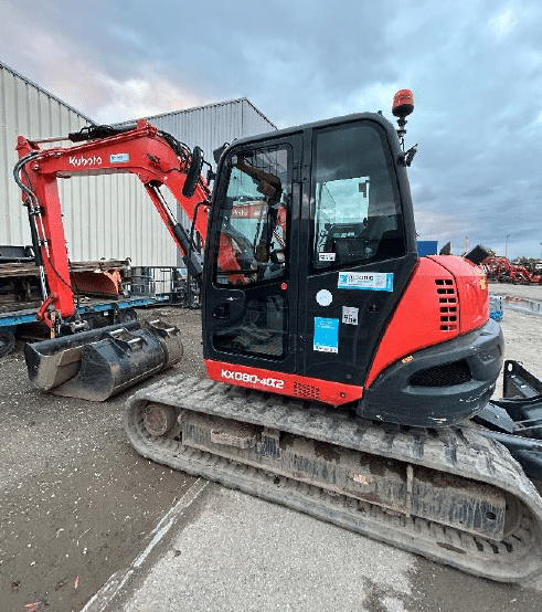 MINI-PELLE KUBOTA KX080-4 GLAT - 8T - F77722